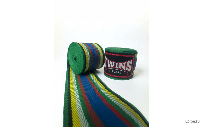 Бинты боксерские Twins CH2 green
