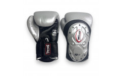 Боксерские перчатки Twins BGVL6 MK Silver 16 oz Боксерские перчатки Twins BGVL6 MK Silver 16 oz