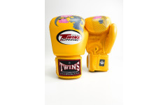 Боксерские перчатки Twins FBGVL3-13 yellow 14 oz Боксерские перчатки Twins FBGVL3-13 yellow 14 oz