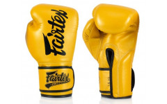 Боксерские перчатки Fairtex BGV18 Yellow 14 oz