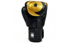 Боксерские перчатки Twins FBGVL3-23 black gold 12 oz Боксерские перчатки Twins FBGVL3-23 black gold 12 oz