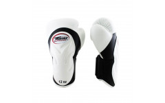 Боксерские перчатки BGVL6 black-white 16 oz Боксерские перчатки BGVL6 black-white 16 oz