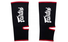 Голеностопы Fairtex AS3 black red Голеностопы Fairtex AS3 black red